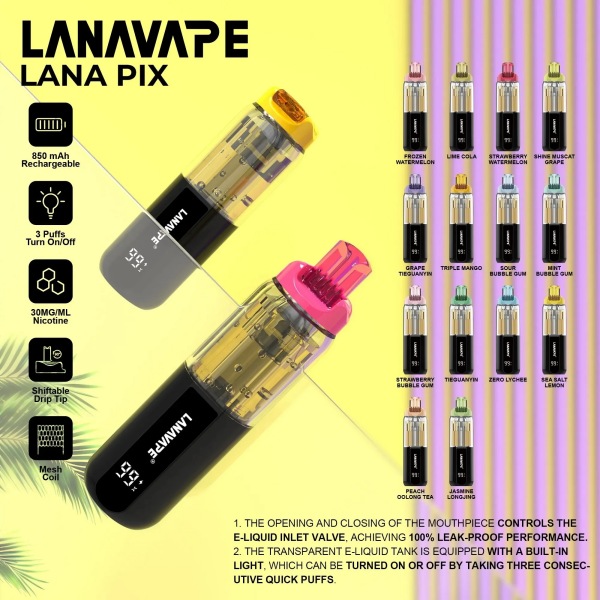 LANA PIX閃光彈20000口拋棄式 LANA拋棄式電子煙#LANA電子煙#16